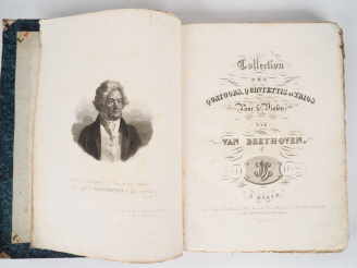 Vente aux enchères [MUSIQUE]. BEETHOVEN (L. van)]. COLLECTION DES QUATUORS, QUINTETTIS ET