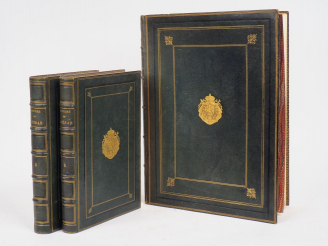 Vente aux enchères NAPOLÉON III. HISTOIRE DE JULES CÉSAR. Paris, Plon, 1865-66. Deux tome