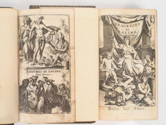 Vente aux enchères RACINE (J). ŒUVRES. Amsterdam, Wolfgang, 1689-96. Deux volumes petits 