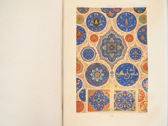 Vente aux enchères RACINET (A.). L’ORNEMENT POLYCHROME. P., Firmin-Didot, [c. 1869-1873].