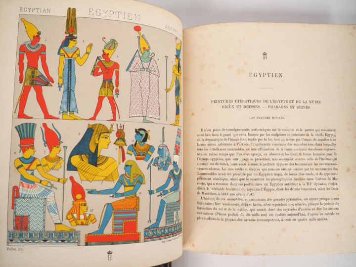 RACINET (A.). LE COSTUME HISTORIQUE. P., Firmin-Didot, 1888. Six volum