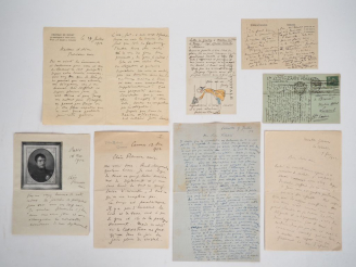 Vente aux enchères BAC (Ferdinand). IMPORTANTE CORRESPONDANCE AUTOGRAPHE adressée par Fer