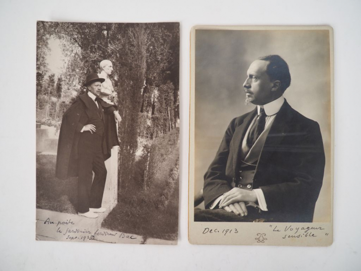 [BAC (Ferdinand) – PHOTOGRAPHIE]. 2 PORTRAITS PHOTOGRAPHIQUES ORIGINAU