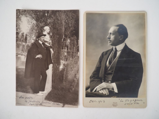 Vente aux enchères [BAC (Ferdinand) – PHOTOGRAPHIE]. 2 PORTRAITS PHOTOGRAPHIQUES ORIGINAU