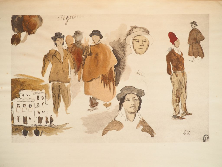 DELACROIX (Eug.). VOYAGE AU MAROC 1832. Paris, Les Beaux-Arts, 1930. G