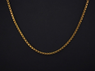 Vente aux enchères Collier souple en or jaune, maille vénitienne.  Long. 51,5 cm Poids. 1