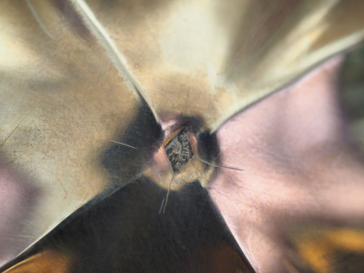 Verseuse Napoléon III en argent, poinçon Minerve. Poids tel : 530 g   