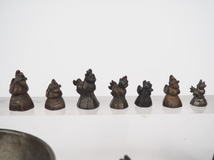 Petite cuillère à thé en forme de feuille (L. 14,5), Chine XIXème.  co