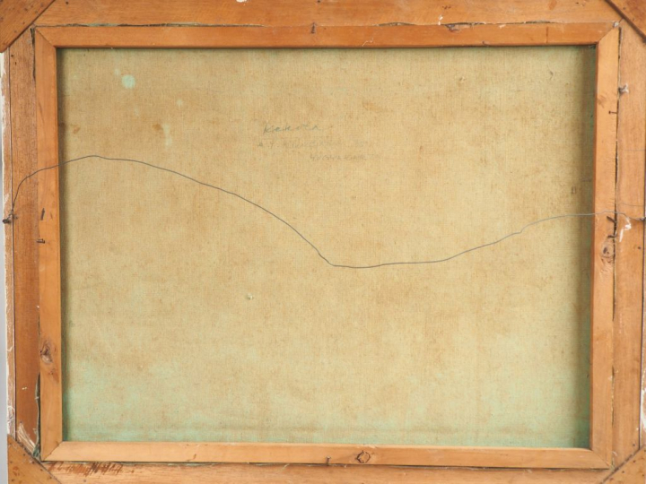 KUNCANA. "Retour de la cueillette à travers les champs"  Huile sur toi