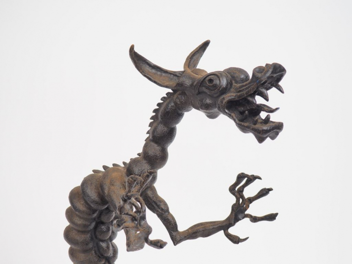 Japon, période Taisho (1912-1926) Important groupe en fonte de fer dan