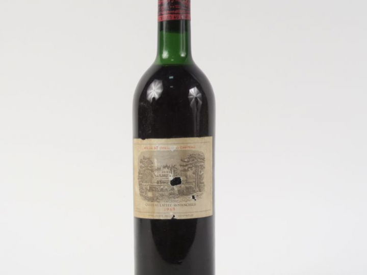 1 BOUTEILLE CHÂTEAU LAFITE ROTHSCHILD 1er GCC PAUILLAC - 1965 - LB/ELA