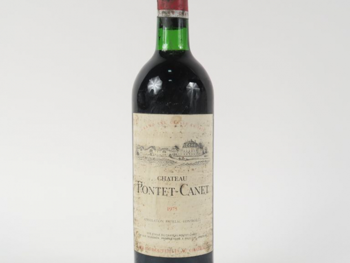 1 BOUTEILLE CHÂTEAU PONTET CANET GCC PAUILLAC - 1975 - BG