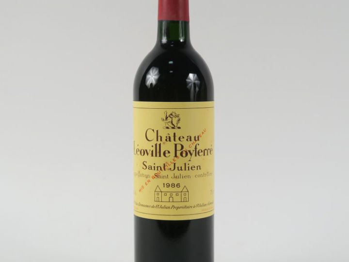 1 BOUTEILLE CHÂTEAU LEOVILLE POYFERRE GCC ST JULIEN - 1986 - BG