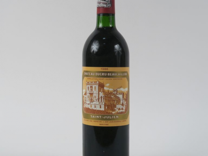 1 BOUTEILLE CHÂTEAU DUCRU BEAUCAILLOU GCC ST JULIEN - 1986 - BG