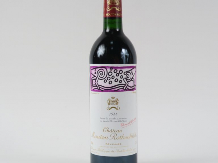 1 BOUTEILLE CHÂTEAU MOUTON ROHSCHILD 1er GCC PAUILLAC - 1988 - BG
