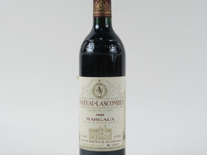 1 BOUTEILLE CHÂTEAU LASCOMBES GCC MARGAUX - 1989
