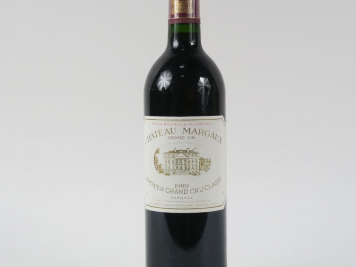 1 BOUTEILLE CHÂTEAU MARGAUX 1er GCC MARGAUX - 1989
