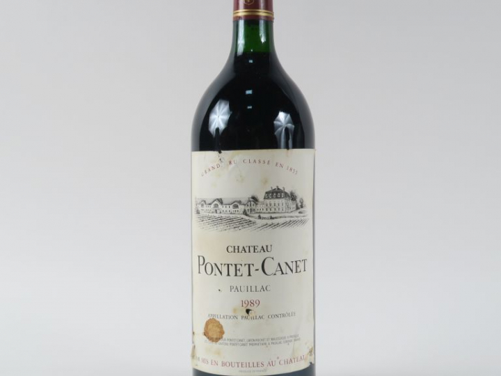 1 MAGNUM CHÂTEAU PONTET CANET GCC PAUILLAC - 1989 - ELT