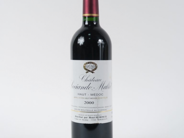 1 BOUTEILLE CHÂTEAU SOCIANDO MALLET HAUT MÉDOC - 2000