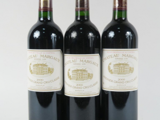 Vente aux enchères 3 BOUTEILLES CHÂTEAU MARGAUX 1er GCC MARGAUX - 2000