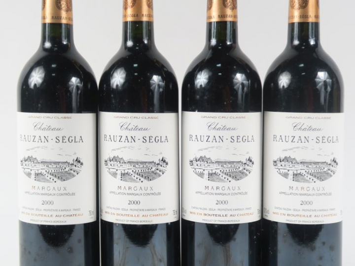 4 BOUTEILLES CHÂTEAU RAUZAN SEGLA GCC MARGAUX - 2000