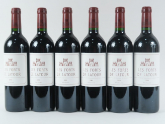 Vente aux enchères 6 BOUTEILLES LES FORTS DE LATOUR PAUILLAC - 2001