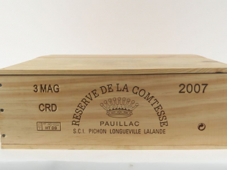 Vente aux enchères 3 MAGNUMS RESERVE DE LA COMTESSE PAUILLAC - 2007 - CBO