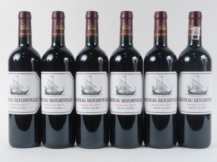 6 BOUTEILLES CHÂTEAU BEYCHEVELLE GCC ST JULIEN - 2011 - CBO