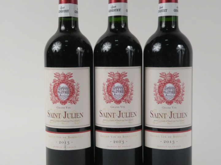 3 BOUTEILLES SAINT JULIEN - 2013