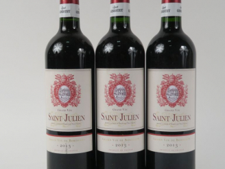 Vente aux enchères 3 BOUTEILLES SAINT JULIEN - 2013