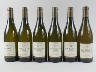Vente aux enchères 6 BOUTEILLES SAINT AUBIN 1er CRU 'MURGERS DES DENTS DE CHIEN' DOMAINE 