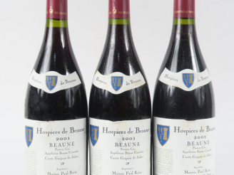 Vente aux enchères 3 BOUTEILLES BEAUNE 1er CRU 'CUVÉE GUIGONE de SALINS' HOSPICES DE BEAU