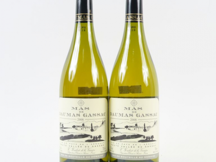 2 BOUTEILLES MAS DE DAUMAS GASSAC BLANC - 2008