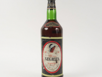 Vente aux enchères 1 VIEILLE BOUTEILLE (1 L) RHUM NEGRITA 'OLD NICK RUM' BARDINET 44° - E