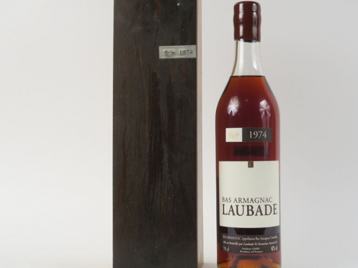 1 BOUTEILLE BAS ARMAGNAC CHÂTEAU DE LAUBADE - 1974 - MISE : MAI 2006