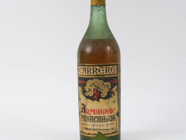 1 VIEILLE BOUTEILLE (1 L) ARMAGNAC 'PANACHE D'OR' CARRERE