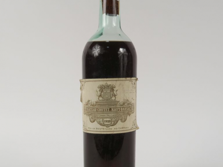 1 BOUTEILLE CHÂTEAU COUTET 1er GCC SAUTERNES - 1928 - MEP-BEP