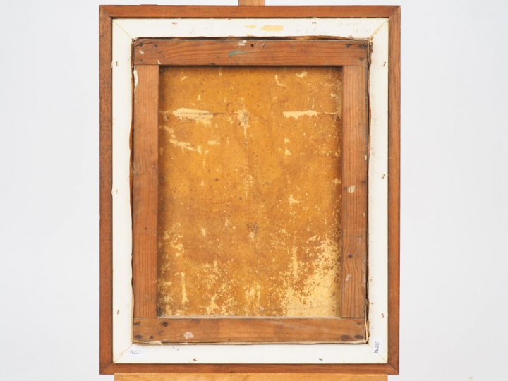 CHARPENTIER. "Paysage d'automne". Huile sur toile, signée en bas à dro