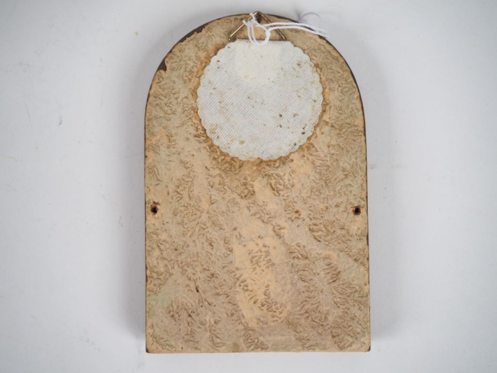 Ernest GUERIN. "Paysannes bretonnes devant une chaumière". Aquarelle, 