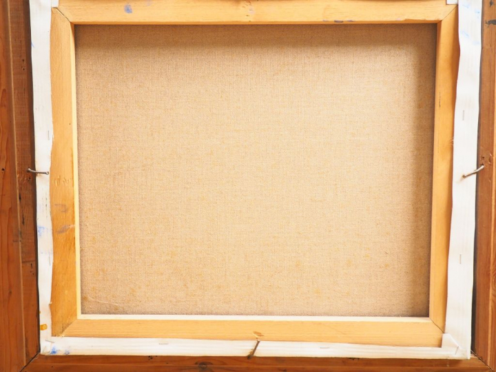 MEYER. "Marine". Huile sur toile, signée en bas à droite. Dim. 47 x 55