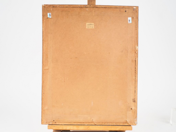 Luc Albert MOREAU. "Etude de nue". Dessin, signé en bas à droite et da