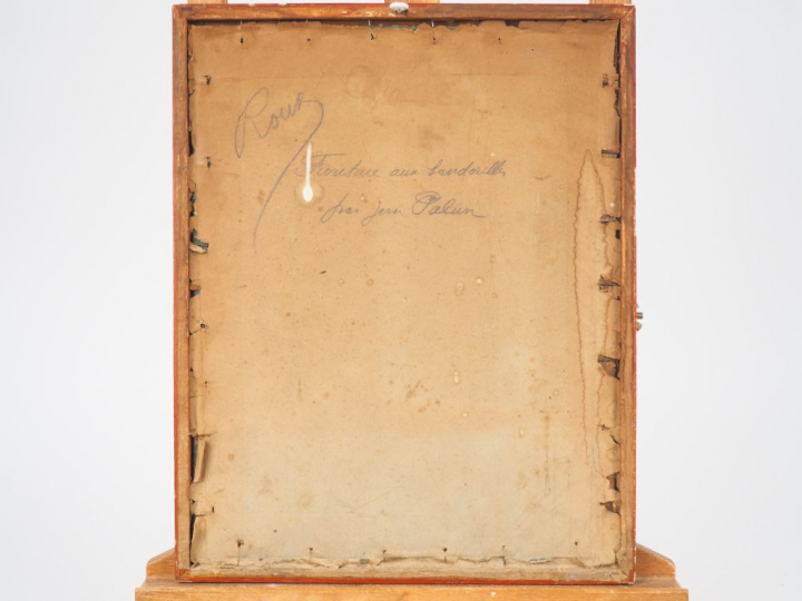 Jean PALUN. "Fioriture aux banderilles. Sanguine, signée et datée en b