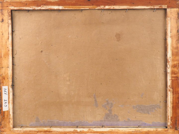 Ecole Napolitaine XIXème. "Vedute di Napoli da Posillipo". Aquarelle g