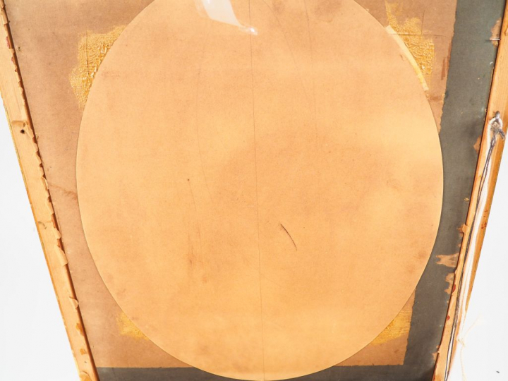 Ecole française XXème. "Bouledogue". Aquarelle gouachée, signée en bas