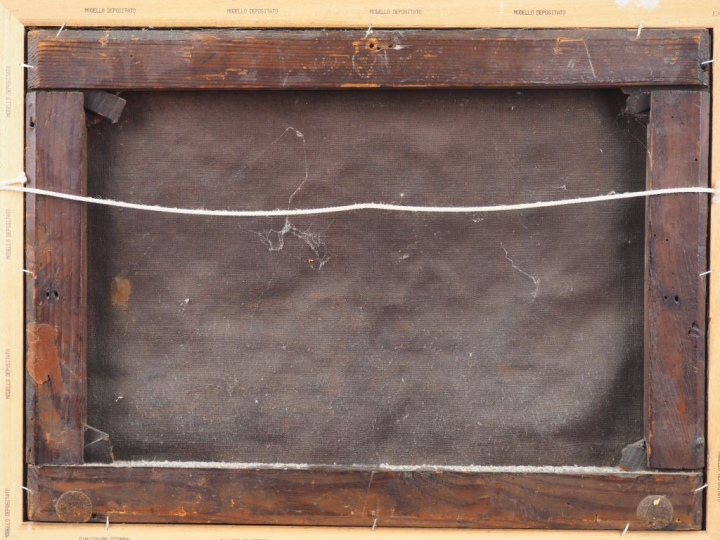 Ecole du Nord XIXème. "Les patineurs". Hule sur toile, signée en bas à