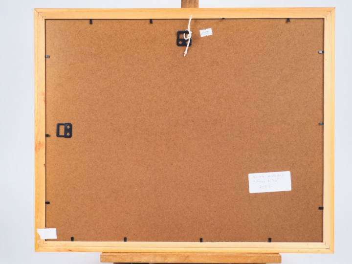 Ecole française XXème. "sans titre". Attribuée à Nina GIRLING au dos. 