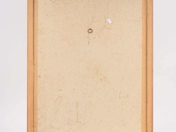 Fernand ROUX. "Jeune fille dénudée". Sanguine signée en bas à droite. 