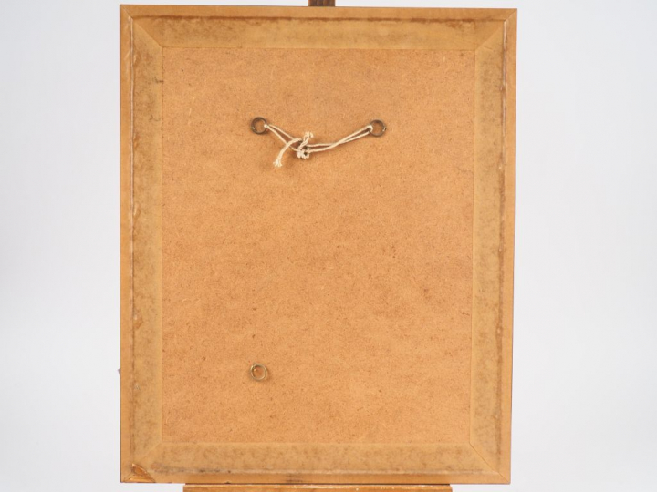 Fernand ROUX.  "Scène de corrida". Aquarelle, signée en bas à droite. 