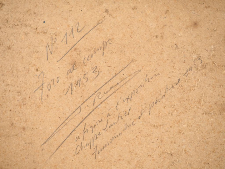 Fernand ROUX. "Toro bravo". Aquarelle, signée en bas à droite. Dim. 25