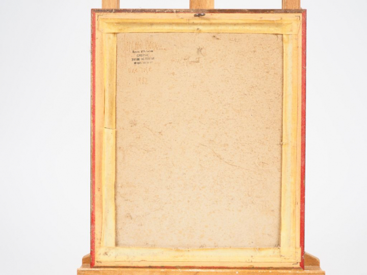 Fernand ROUX. "Soliflore". Aquarelle, signée en bas à droite. Dim. (à 